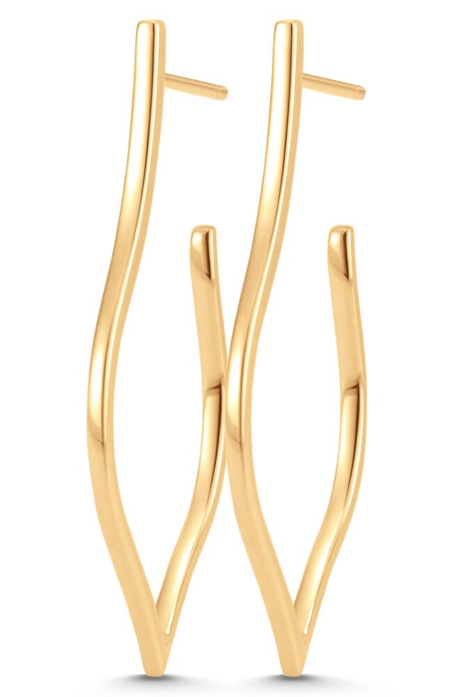 Sara Weinstock Veena Taj Hoop Earrings in Yellow Gold Cover