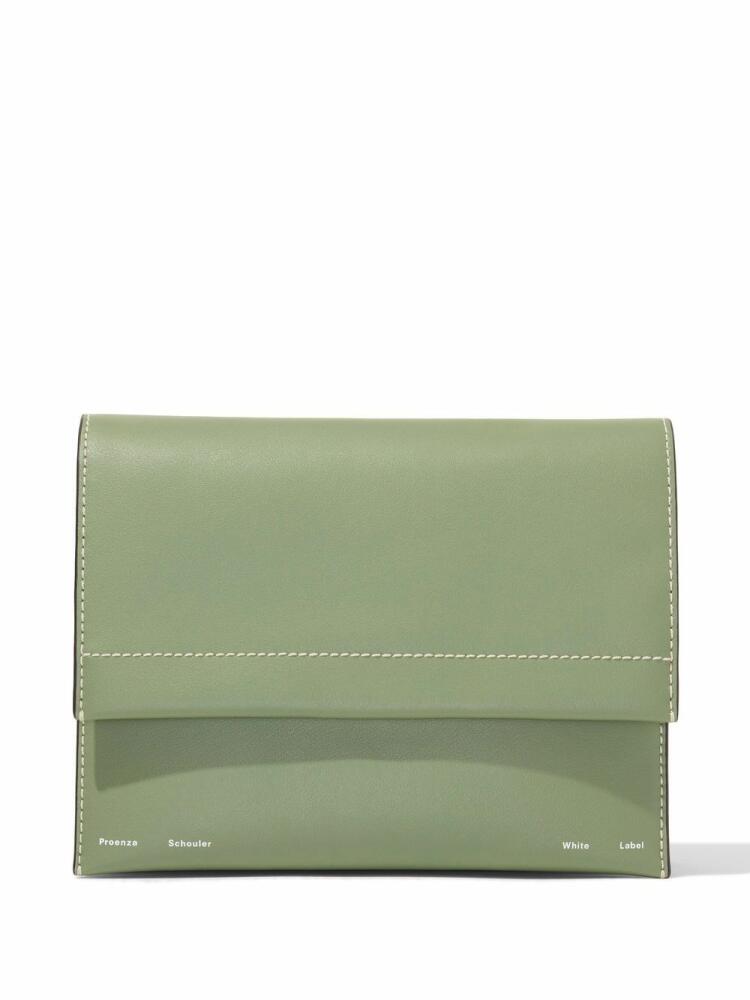 Proenza Schouler White Label Accordion Flap shoulder bag - Green Cover