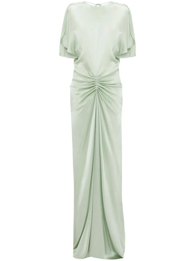 Victoria Beckham gathered-detail gown - Green Cover