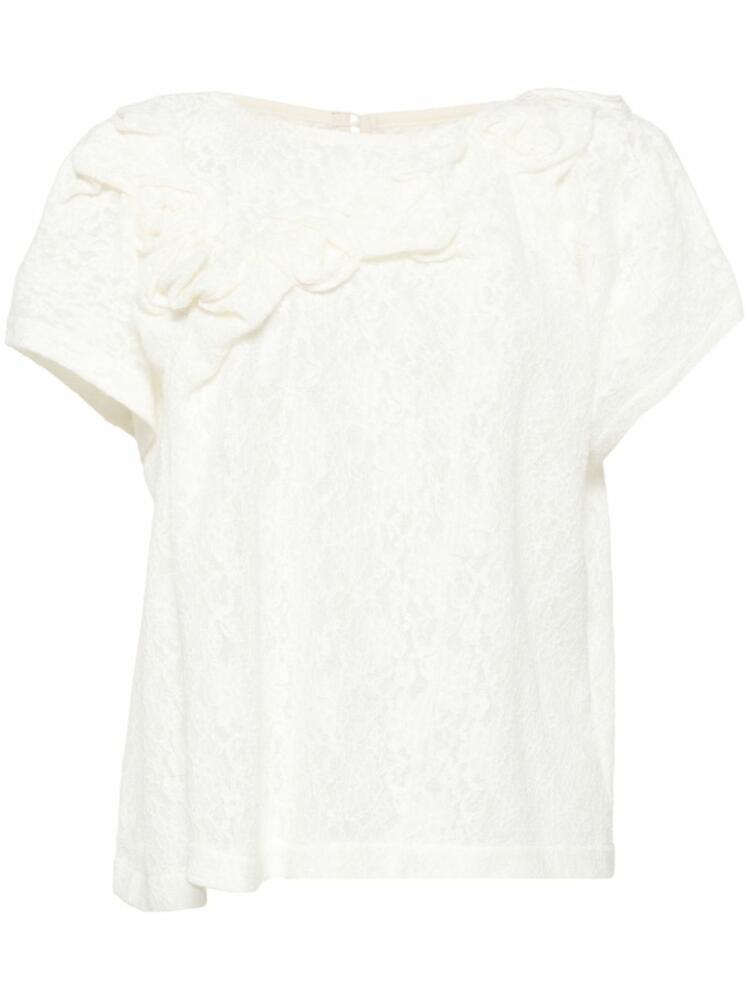 Comme des Garçons TAO bow detailing blouses - Neutrals Cover