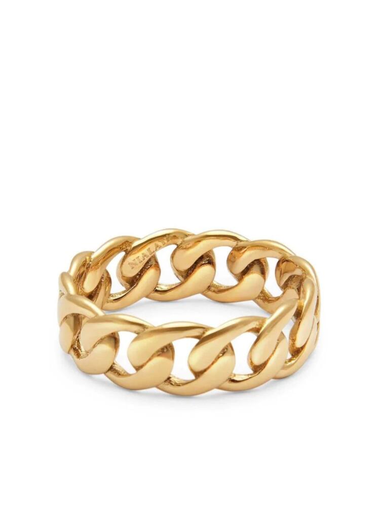 Nialaya Jewelry round chain ring - Gold Cover