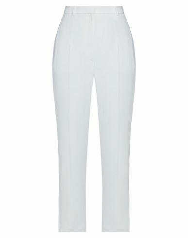 Alexander Mcqueen Woman Pants White Viscose, Acetate Cover