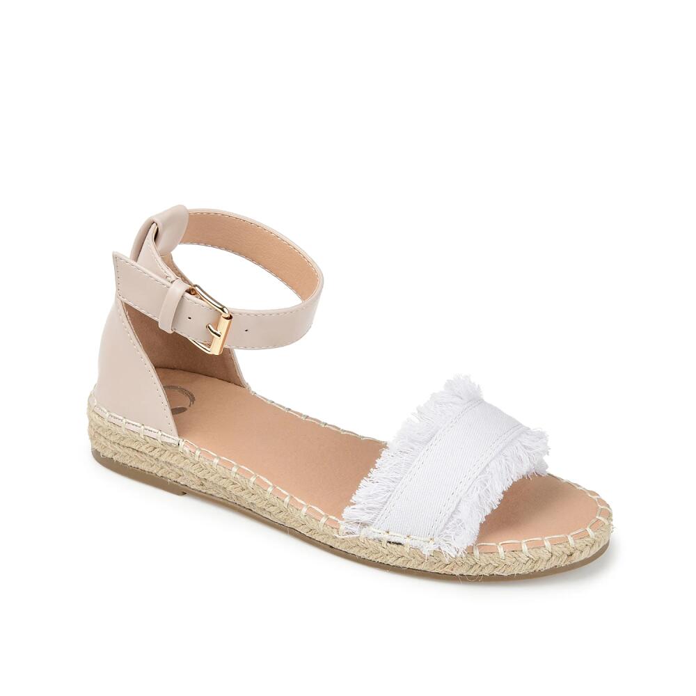 Journee Collection Tristeen Espadrille Sandal | Women's | White Cover