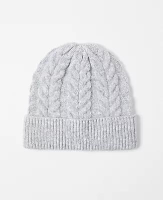 Ann Taylor Cable Knit Hat Cover