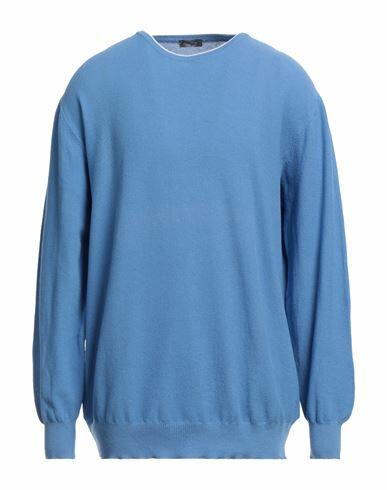 Rossopuro Man Sweater Azure Cotton Cover