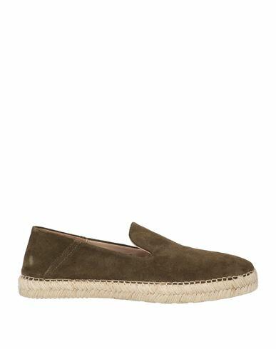 Hackett Man Espadrilles Military green Leather Cover