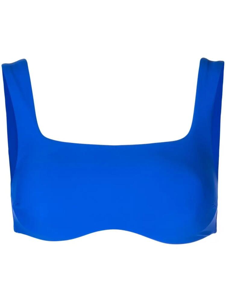 BONDI BORN Winona bikini top - Blue Cover