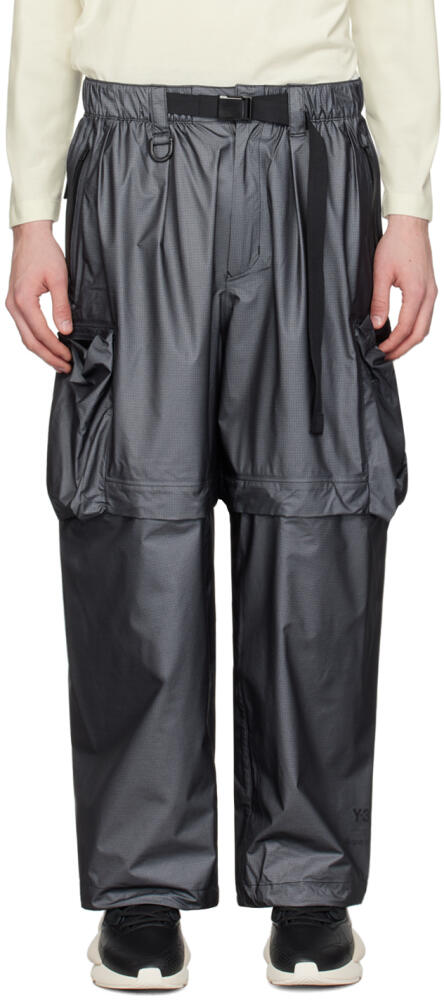 Y-3 Black Pocket Cargo Pants Cover