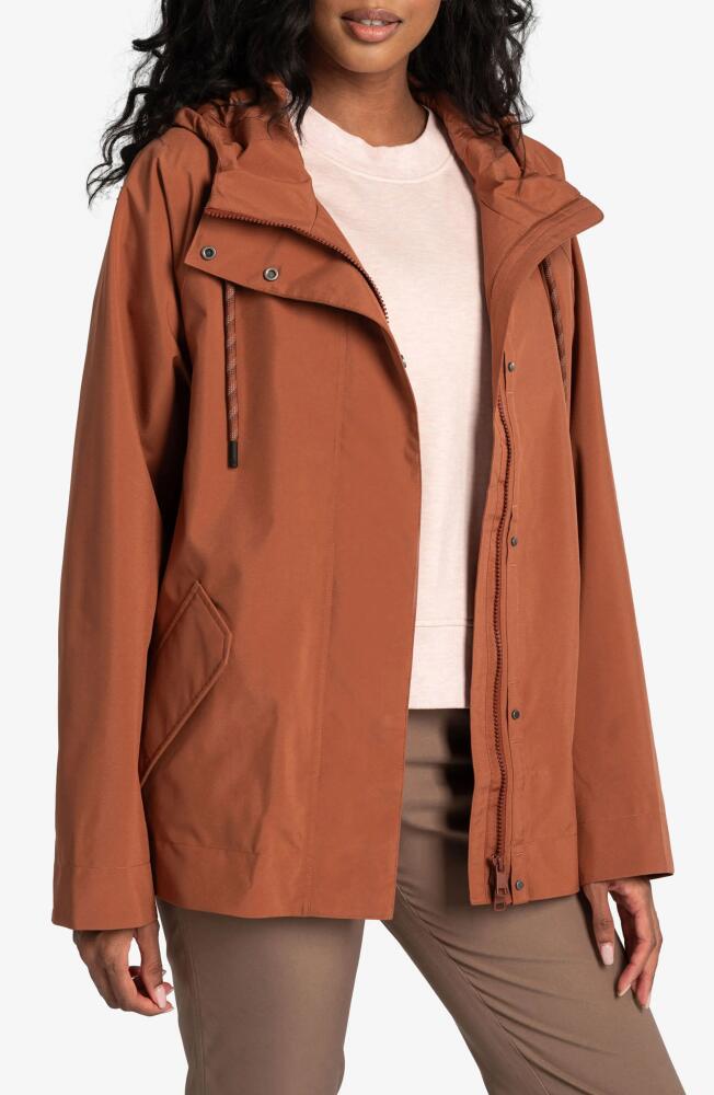 Lole Lachine Waterproof Rain Jacket in Rust Cover