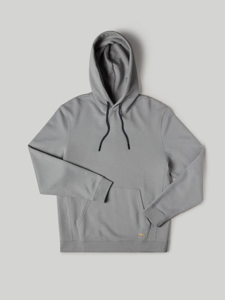 Robert Talbott Chandler French Terry Hoodie in Light Gray Cover