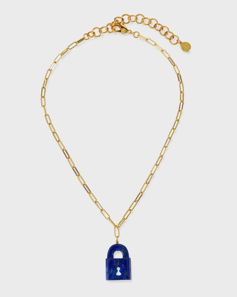 NEST Jewelry Lapis Lock Pendant Necklace Cover