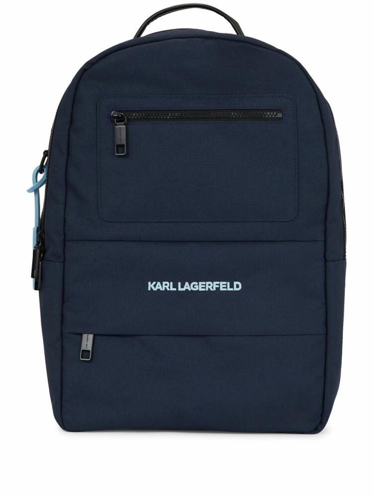 Karl Lagerfeld medium K/Pass backpack - Blue Cover