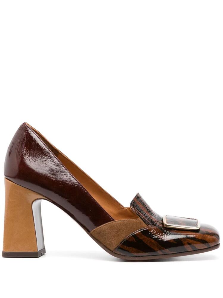 Chie Mihara Ohico 90mm square-toe pumps - Brown Cover