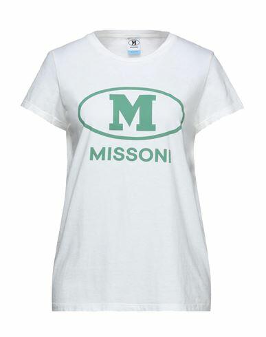 M Missoni Woman T-shirt White Cotton Cover