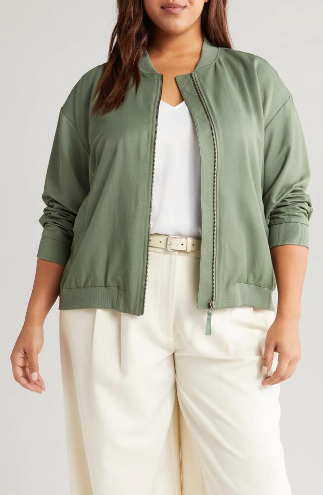 Nordstrom Bomber Jacket in Green Duck Cover