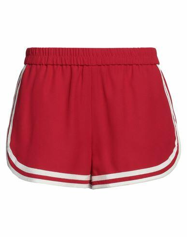 Red Valentino Woman Shorts & Bermuda Shorts Red Acetate, Viscose, Polyester Cover