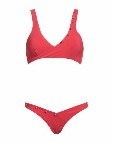 Moeva Woman Bikini Red Polyamide, Elastane Cover