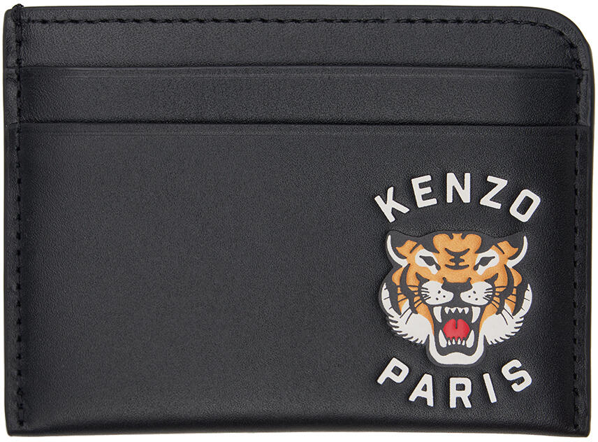 Kenzo Black Kenzo Paris 'Varsity' Card Holder Cover