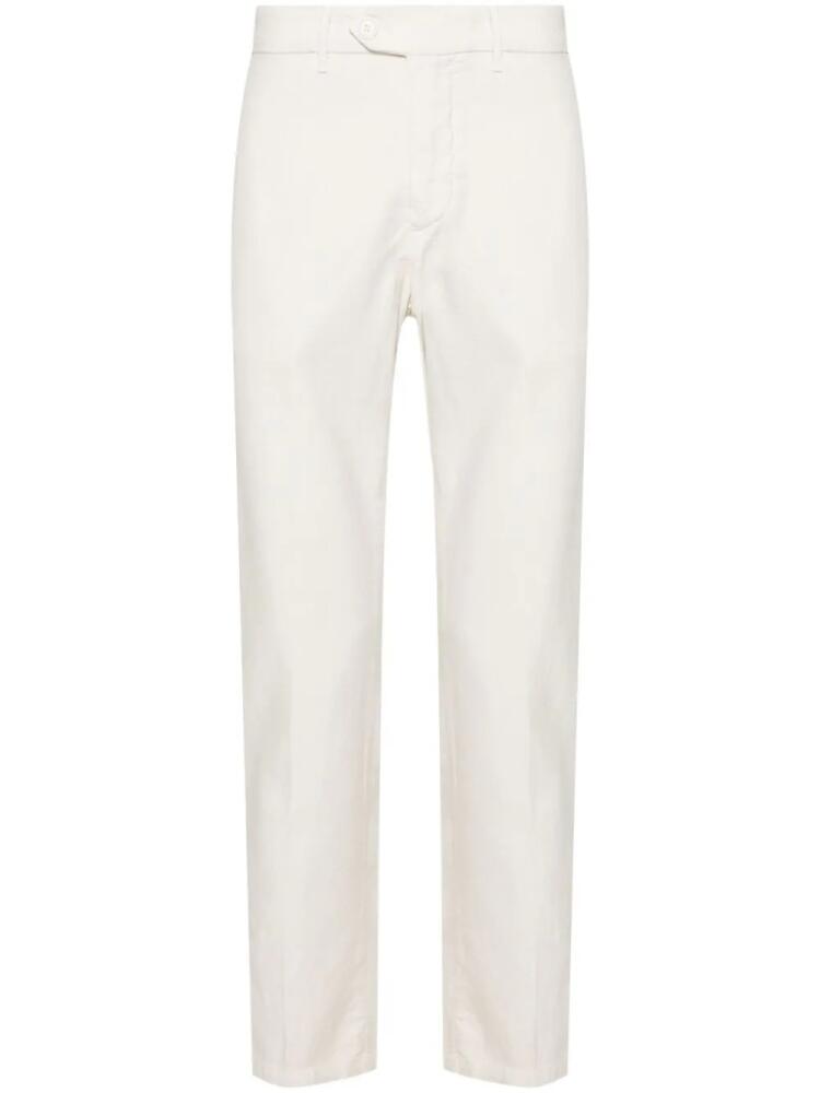 TELA GENOVA mid-rise straight-leg trousers - Neutrals Cover