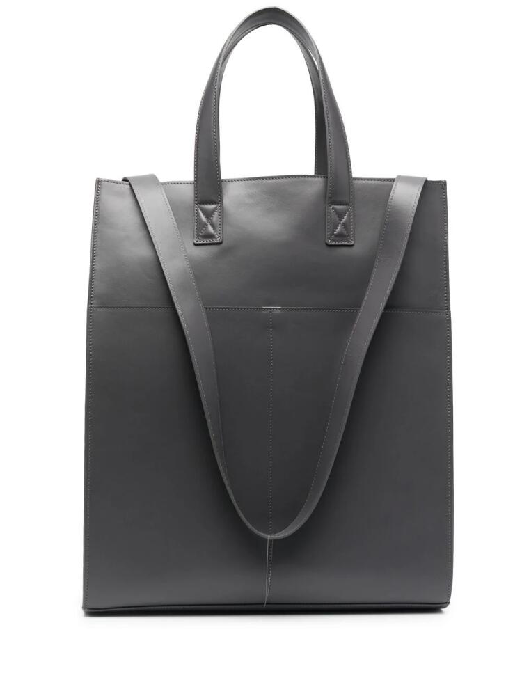 Marsèll large rectangular leather tote bag - Grey Cover