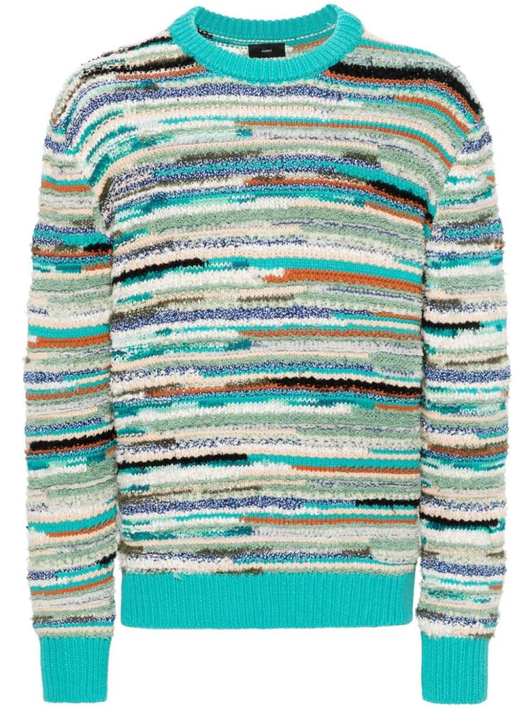 Alanui Madura I chunky-knit jumper - Blue Cover