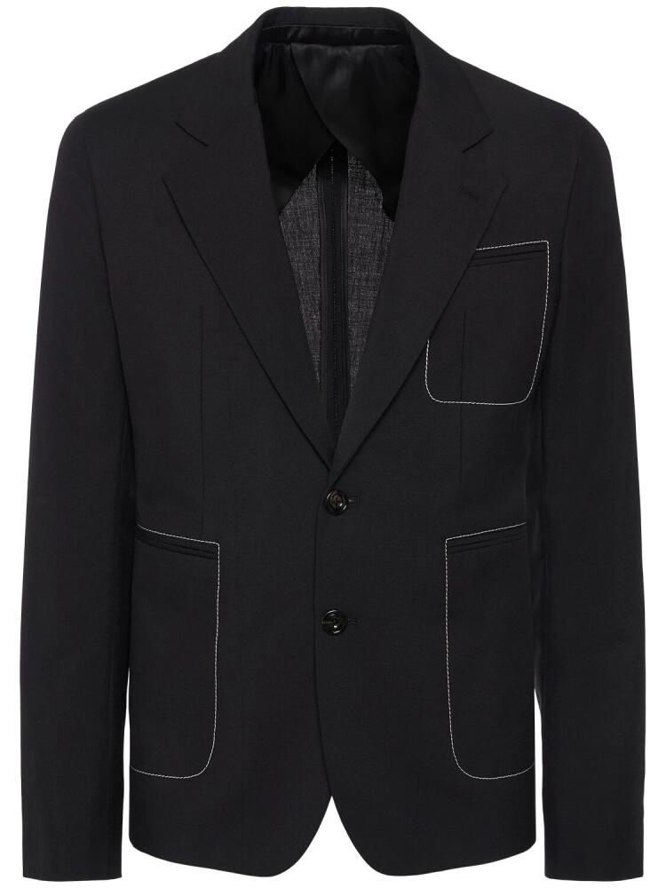 ALEXANDER MCQUEEN Cotton & Mohair Blazer Cover