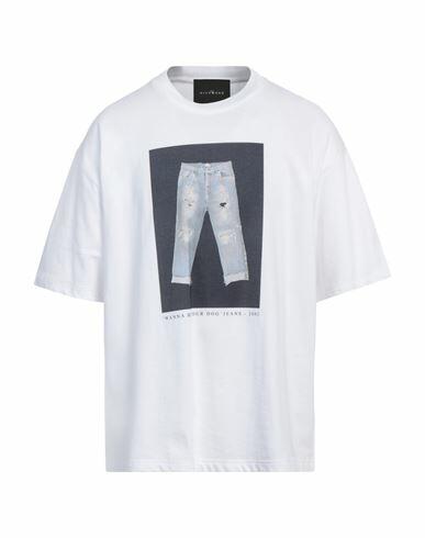 John Richmond Man T-shirt White Cotton Cover