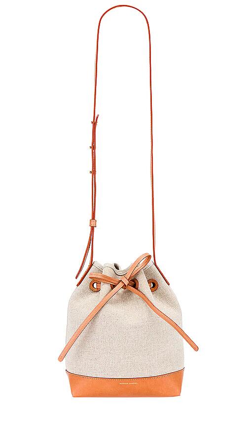 Mansur Gavriel Mini Bucket Bag in Neutral Cover