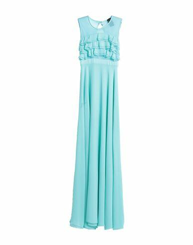 Marc Ellis Woman Maxi dress Turquoise Polyester Cover