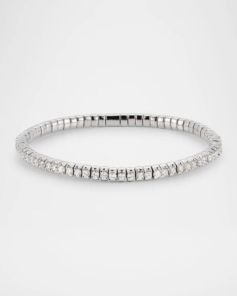 Piranesi 18K White Gold Diamond Stretch Bracelet Cover