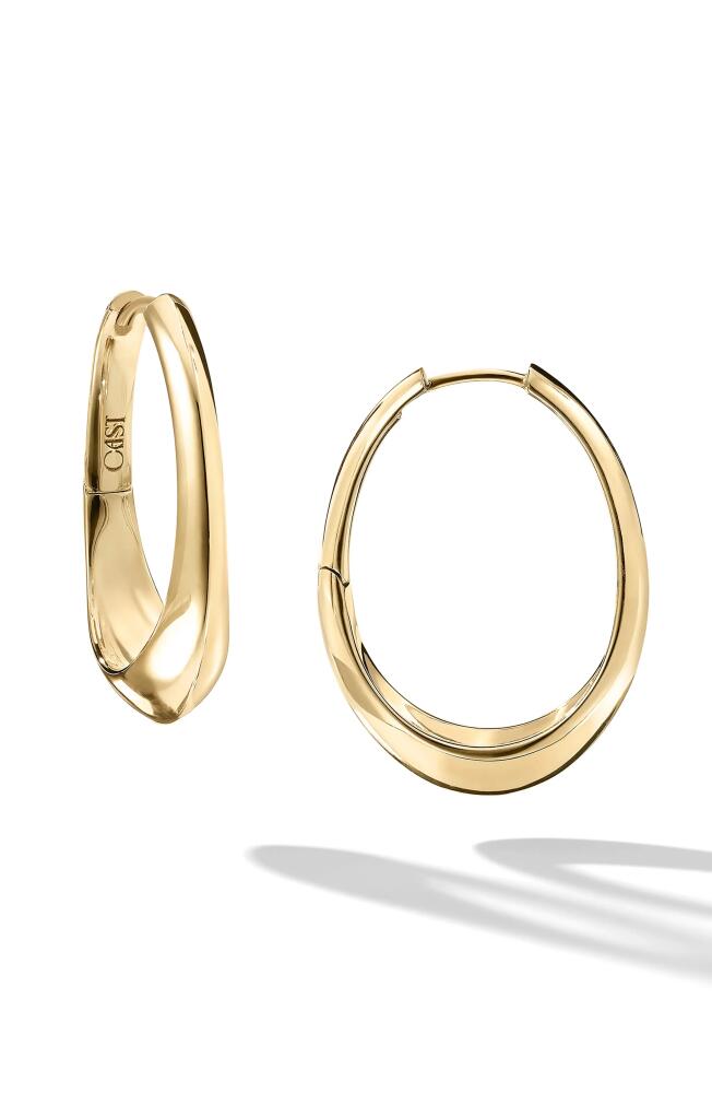 Cast The Major Fluid Hoop Earrings in Gold Cover