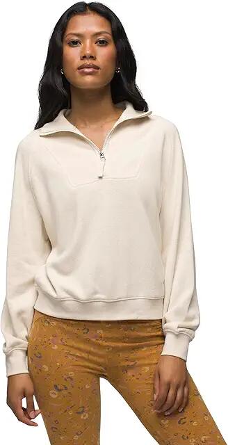 Prana Cozy Up Pullover (Canvas Heather) Women's Clothing Cover