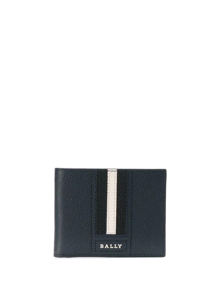 Bally logo stripe wallet - Blue Cover