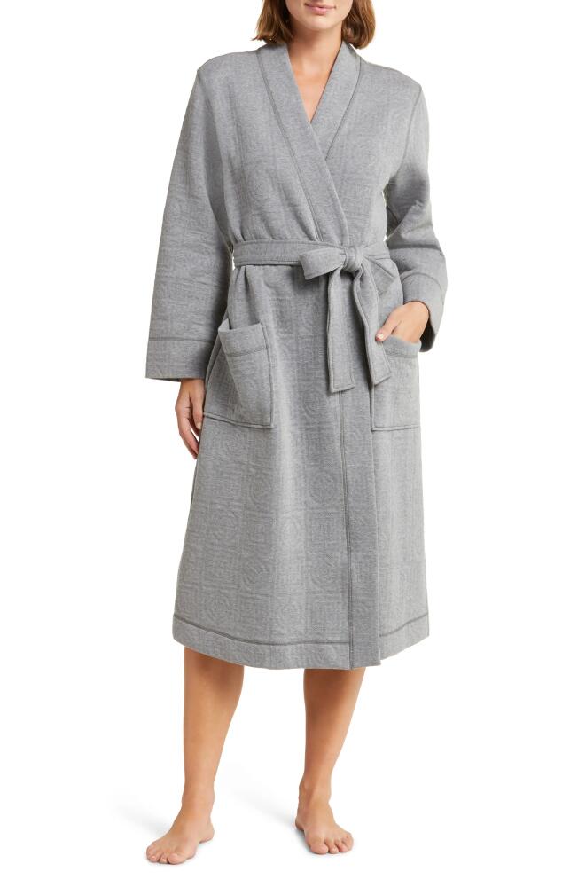 Natori Infinity Quilted Jacquard Robe in Heather Grey Cover