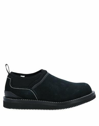 Suicoke Man Sneakers Black Soft Leather Cover