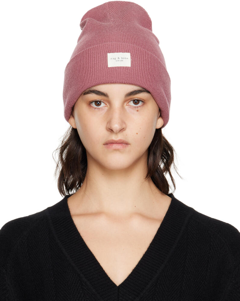 rag & bone Pink Addison Beanie Cover