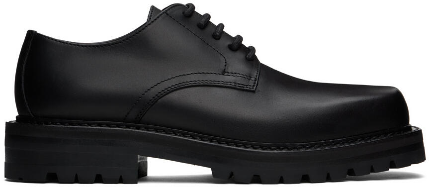 Dries Van Noten Black Leather Derbys Cover