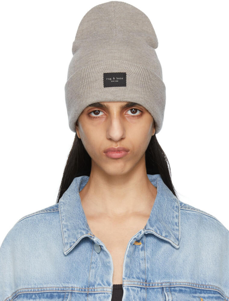 rag & bone Gray Addison Beanie Cover