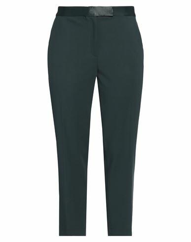 Ivy Oak Woman Pants Dark green Recycled polyester, Viscose, Elastane Cover