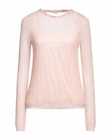 Ermanno Scervino Woman Sweater Pink Polyamide, Mohair wool, Wool, Silk Cover