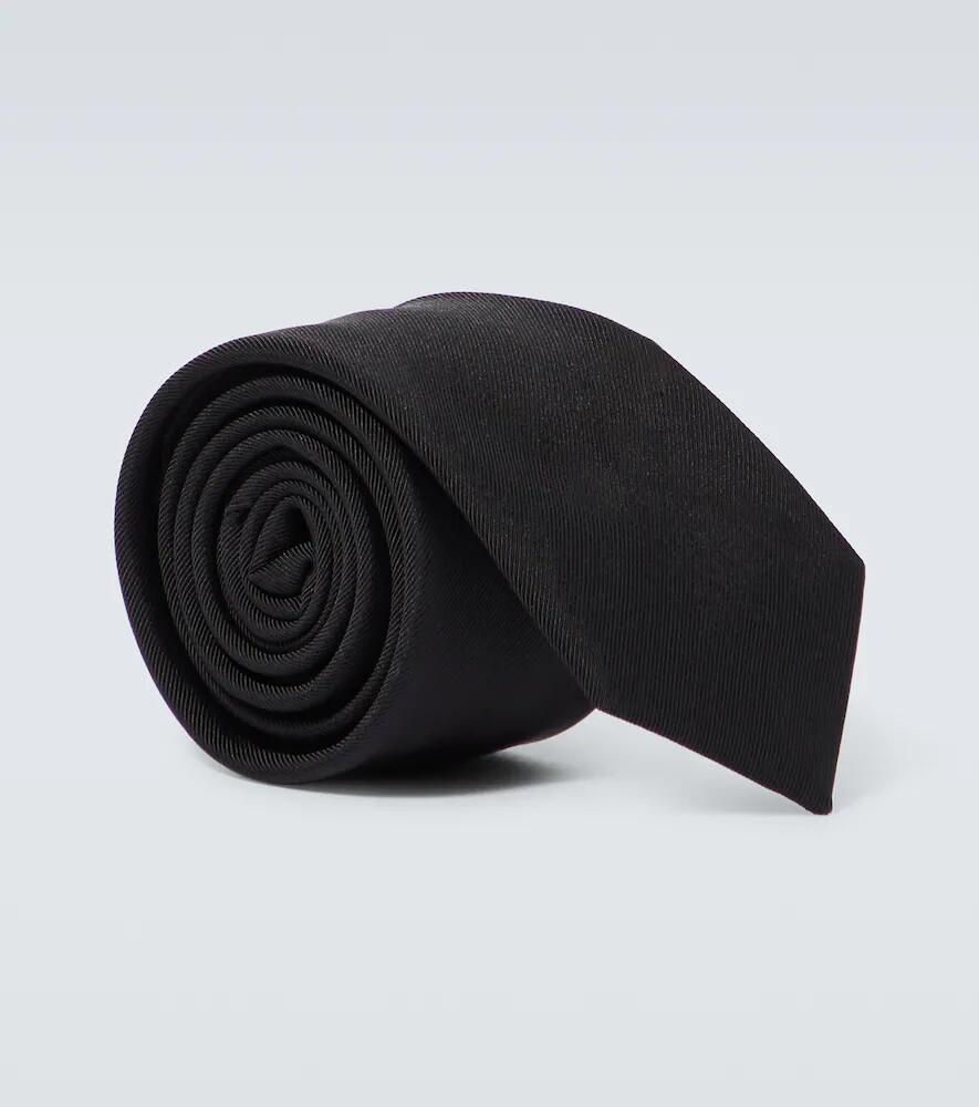 Saint Laurent Wool-blend tie Cover