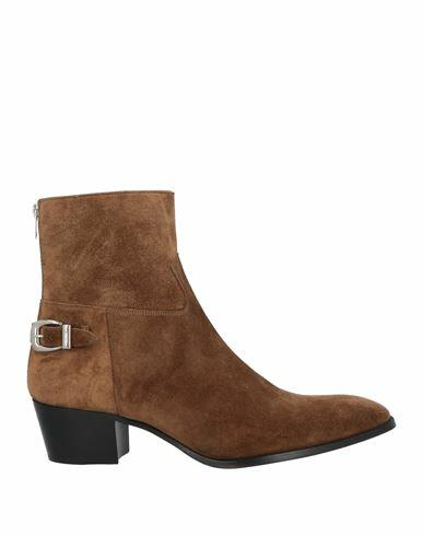 Celine Man Ankle boots Brown Calfskin Cover