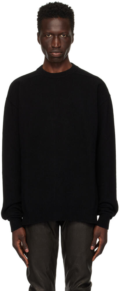 Rick Owens Black Porterville Recycled Cashmere Sweater Cover