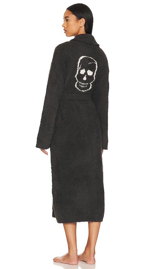 Barefoot Dreams CozyChic Skull Robe in Black Cover