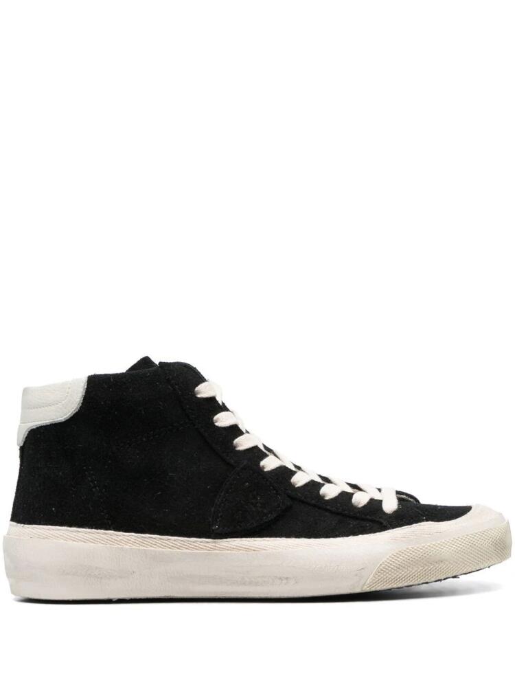 Philippe Model Paris Plaisir high-top sneakers - Black Cover