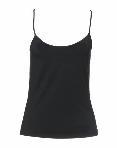 Clips More Woman Tank top Black Viscose, Elastane Cover