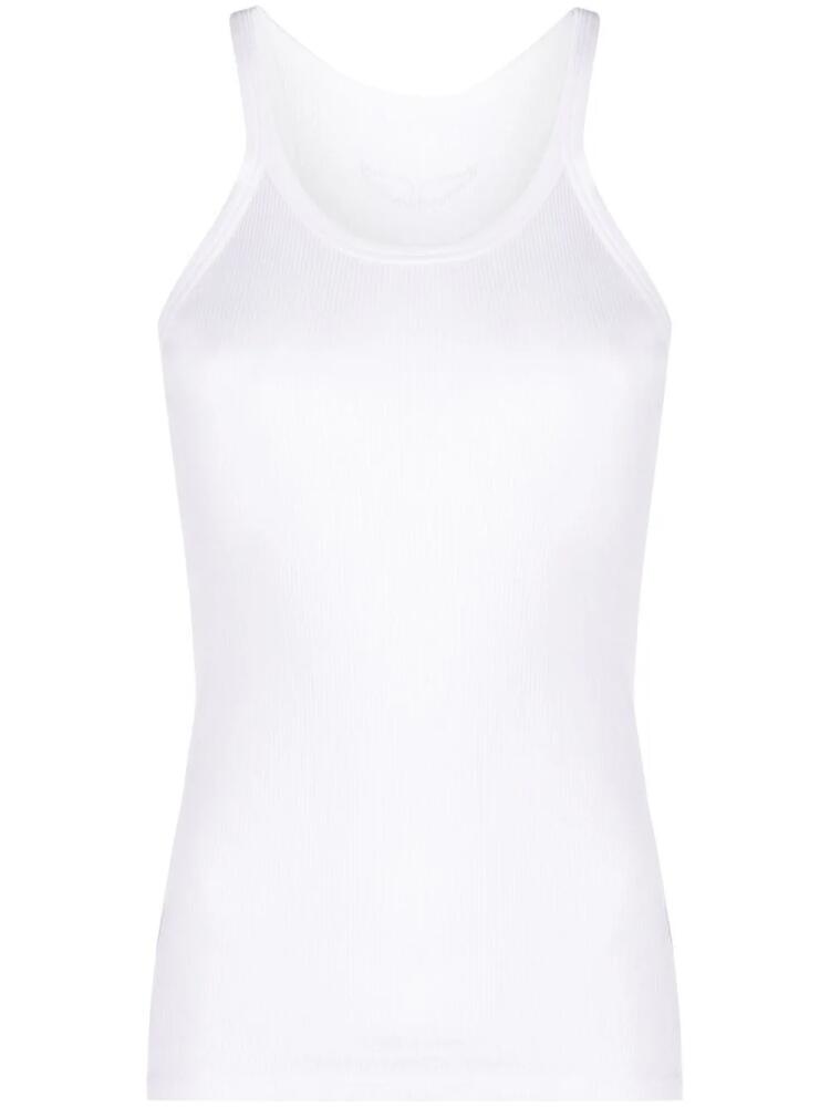 Zadig&Voltaire Alba wing-print tank top - White Cover