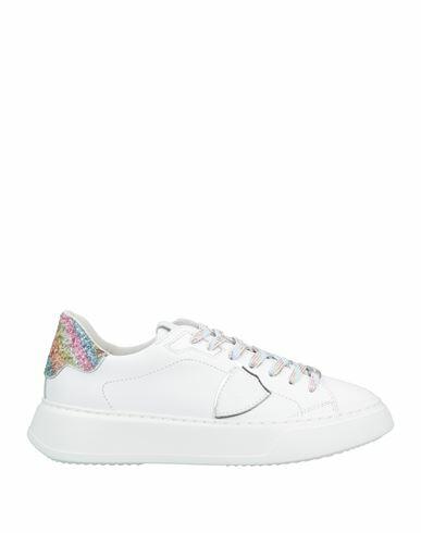 Philippe Model Woman Sneakers White Calfskin Cover