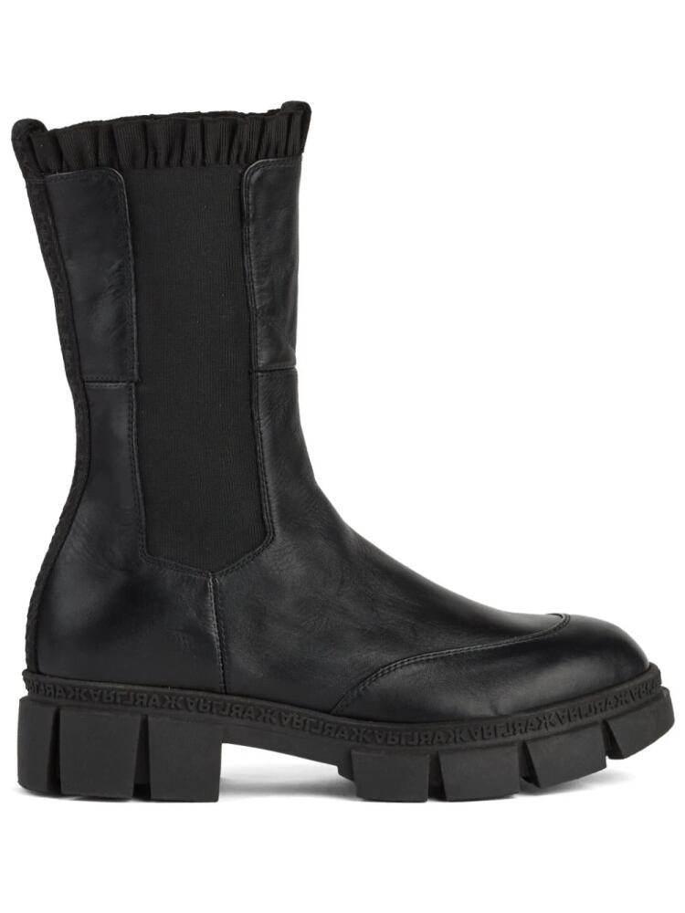 Karl Lagerfeld Aria leather boots - Black Cover