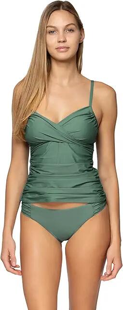 Sunsets Simone Tankini (Moss) Women's Swimwear Cover